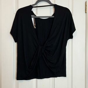 NWT MIPPO black top twisted knot open back size XL